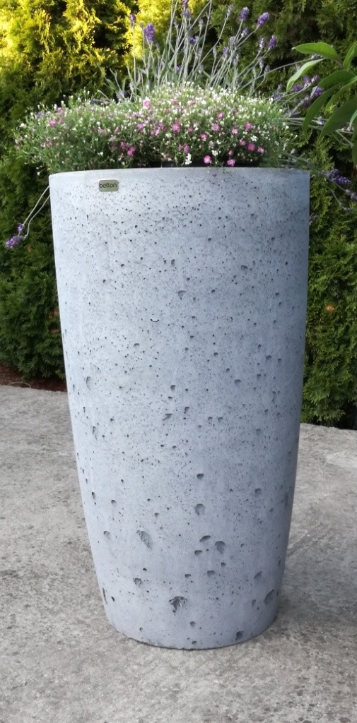 Betonový Květináč - Kulatý, velký