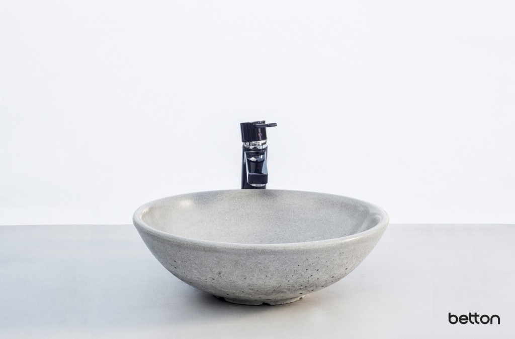 Betonové umyvadlo - Globe - White