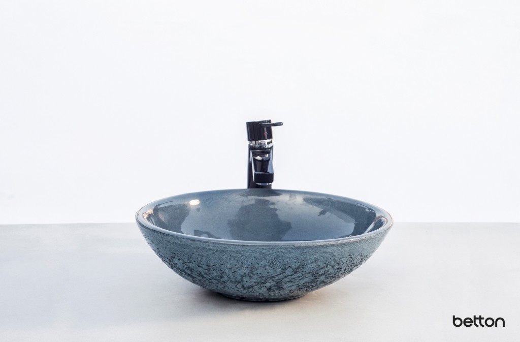 Betonové umyvadlo - Globe - Blue